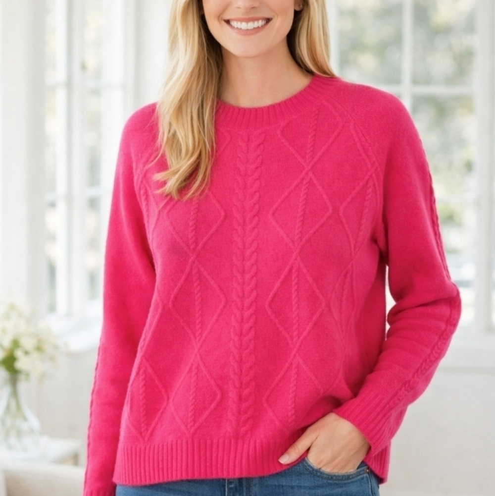 Scott & Scott London Merino Wool Cashmere Sweater Crewneck